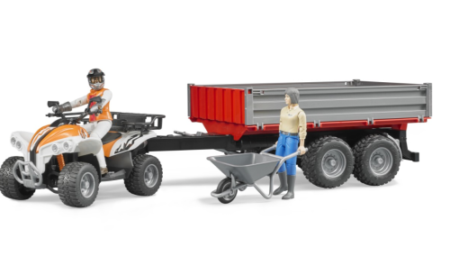 bworld Quad mit Fahrer